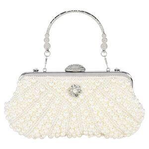 6568 Evening Bags Clutch Purses Formal, Bridal Purses Pearl Handbags